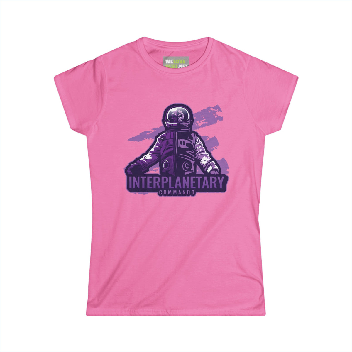 Interplanetary Commando Astronaut Woman Tee - Sci-Fi Apparel