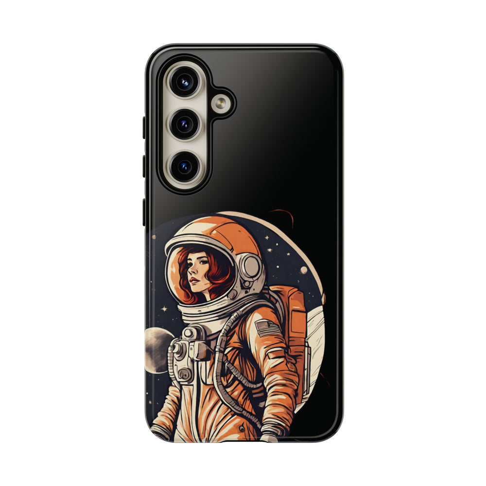 Spacegirl Astronaut Samsung Galaxy Cases