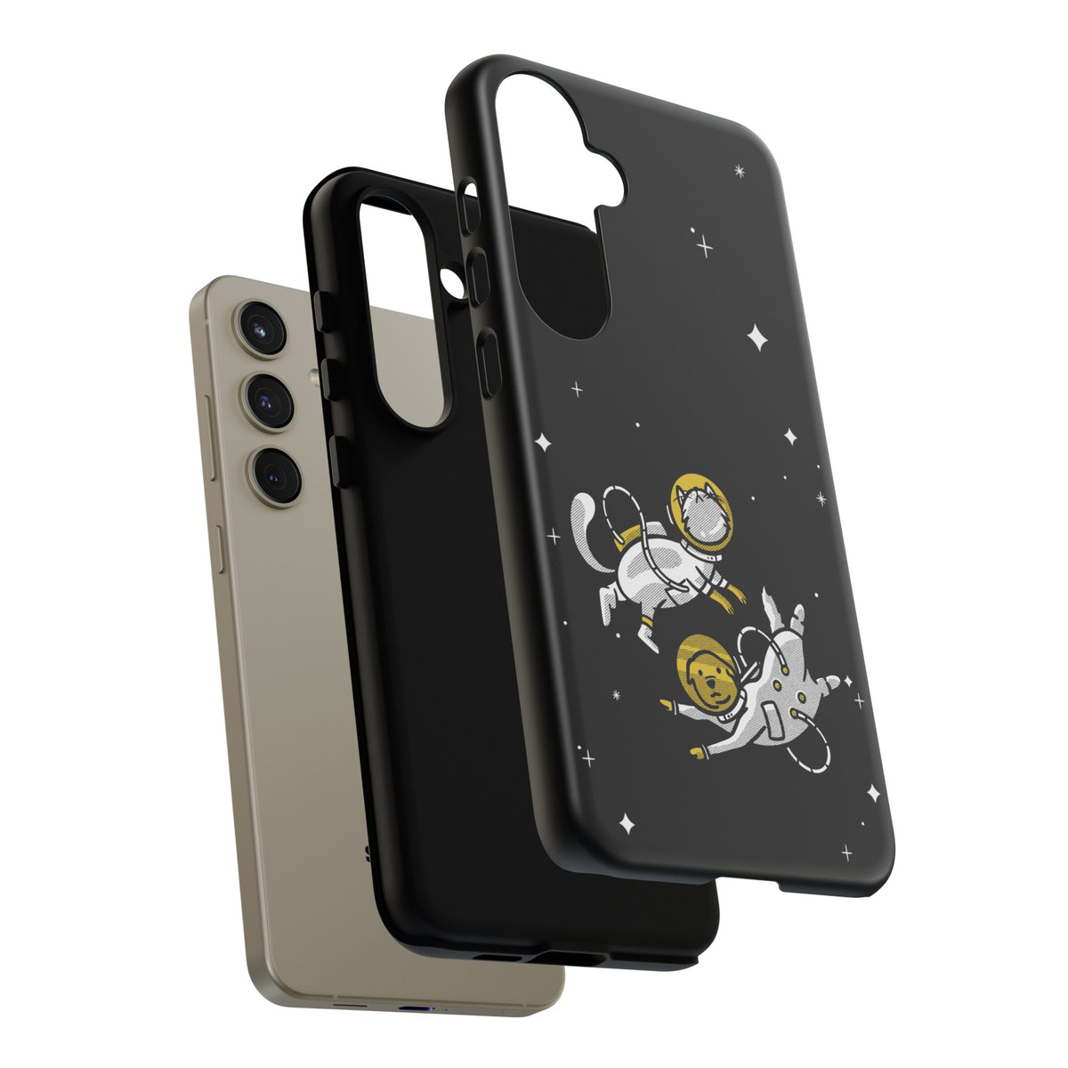 Astronaut Friends Dog Cat Sci-Fi Tough Samsung Galaxy 