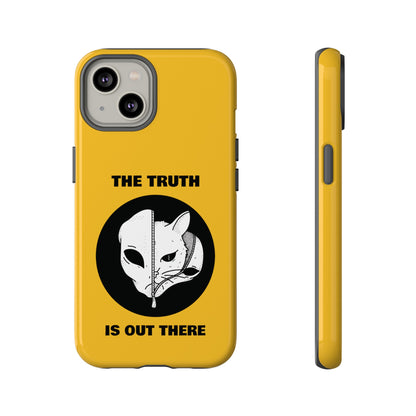 The Truth Is Outthere Funny Cat UFO Tough iPhone Mobile Cases-welovescifi.net