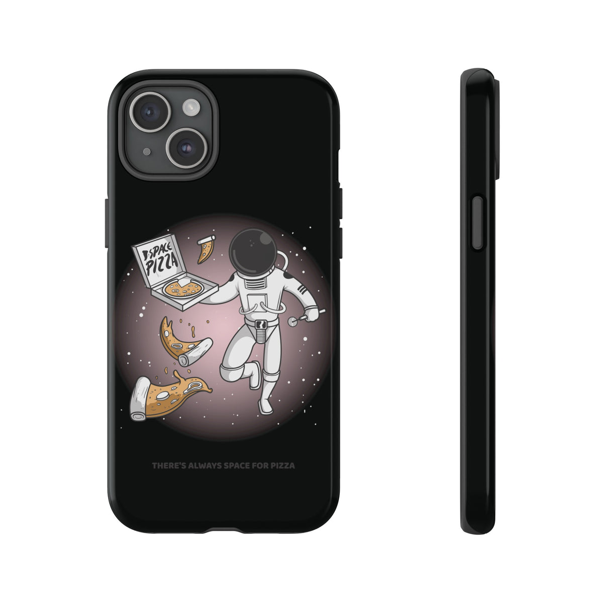 Space Pizza Case | Funny Astronaut Sci-Fi iPhone Cover