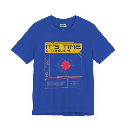 UFO Sci-Fi T-Shirt - 'It's Time to Believe' | WeLoveSciFi