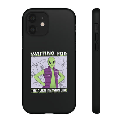 Waiting For The Alien Invasion Like Sci-Fi Tough iPhone Mobile Cases-welovescifi.net