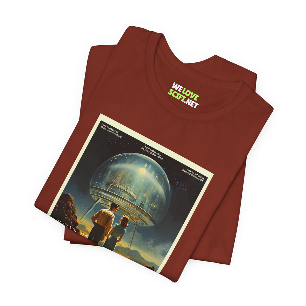 Future Enigma Retro SciFi T-Shirt-welovescifi.net