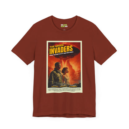 Retro Sci-Fi T-Shirt: The Green Invaders | We Love Sci-Fi