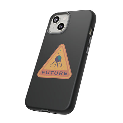 Future Retro Sign SciFi Tough iPhone Mobile Case-welovescifi