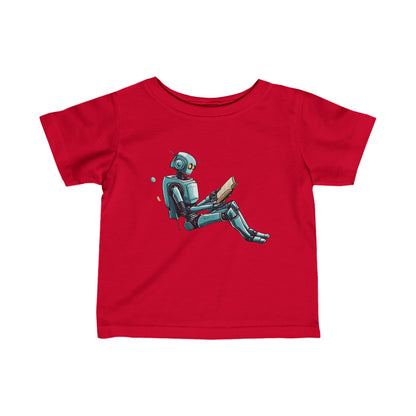 Space Art Infant Tee Sci-Fi Fine Jersey | Read Like a Robot