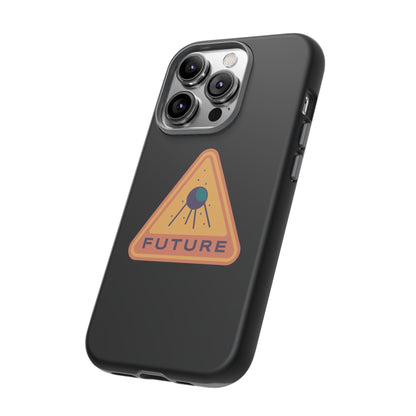 Future Retro Sign SciFi Tough iPhone Mobile Case-welovescifi