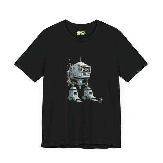 Get Out Of My Way Little Robot SpaceArt Sci-Fi T-Shirt