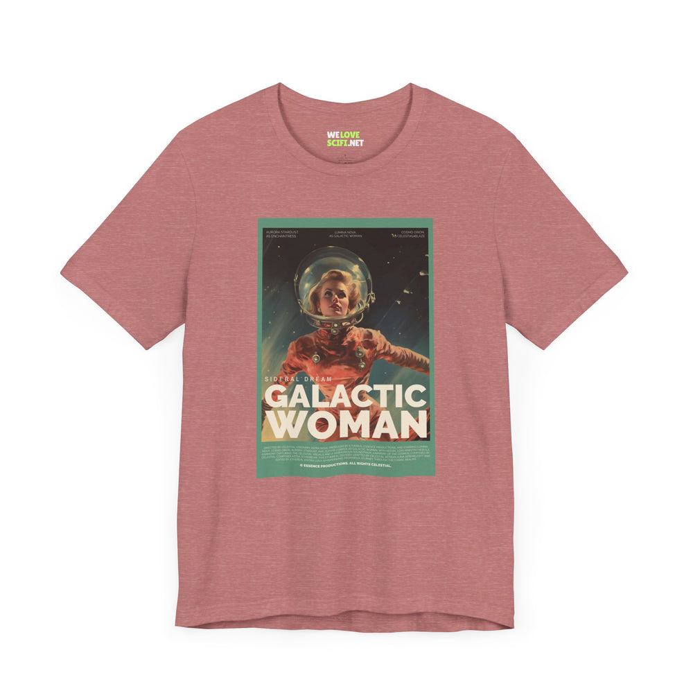 Galactic Woman Retro Sci-Fi T-Shirt-welovescifi.net