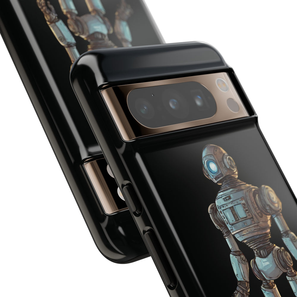 Space Art Robot Pixel Cases Tough Google Pixel Mobile Cases