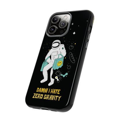 Zero Gravity Funny Astronaut Sci-Fi Tough iPhone Mobile Cases-welovescifi.net