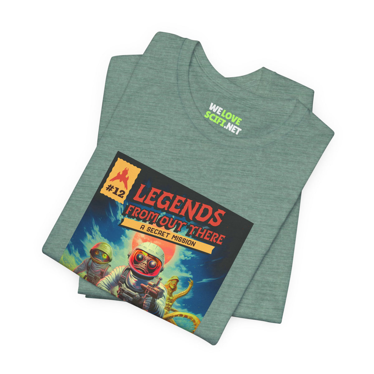 Retro Sci-Fi T-Shirt | Legends From Out There | WeLoveSciFi