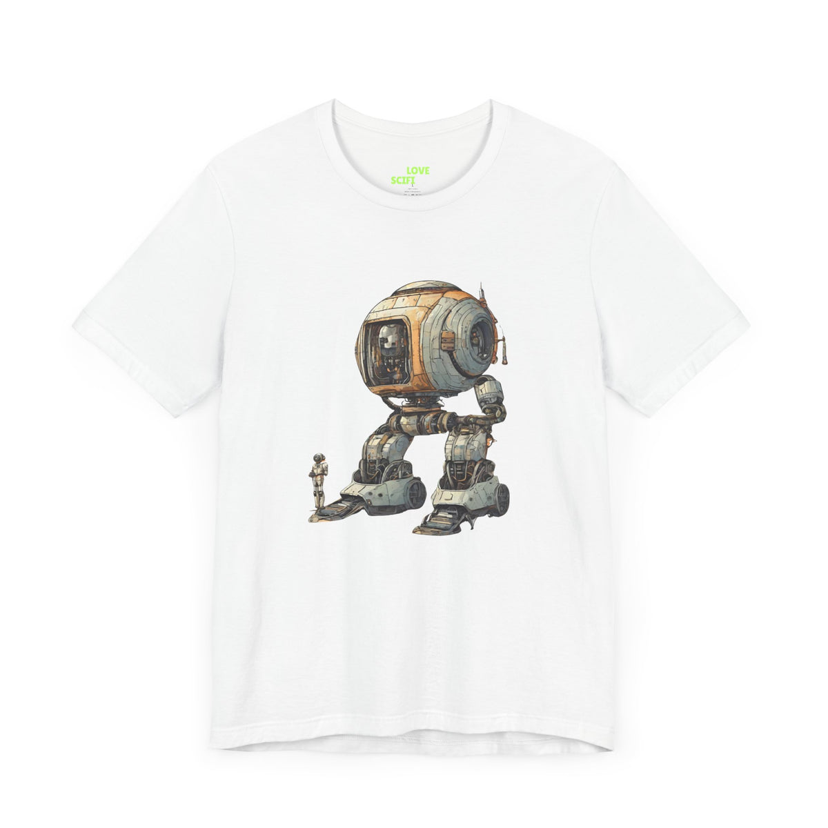 Let's Take a Ride Robot SpaceArt Sci-Fi T-Shirt WeLoveSciFi