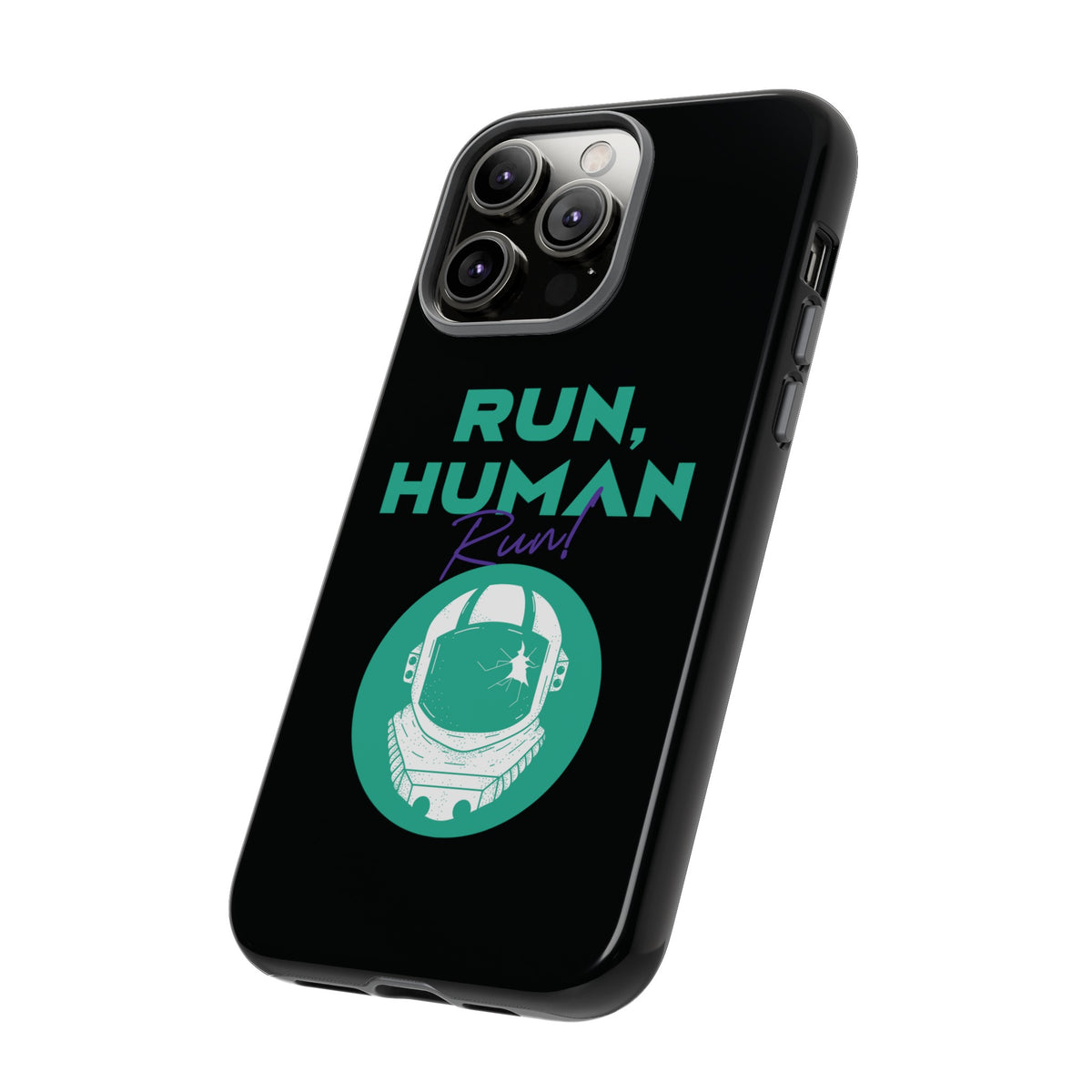 mobile cases-Run Human Run Sci-Fi Tough iPhone Mobile Cases