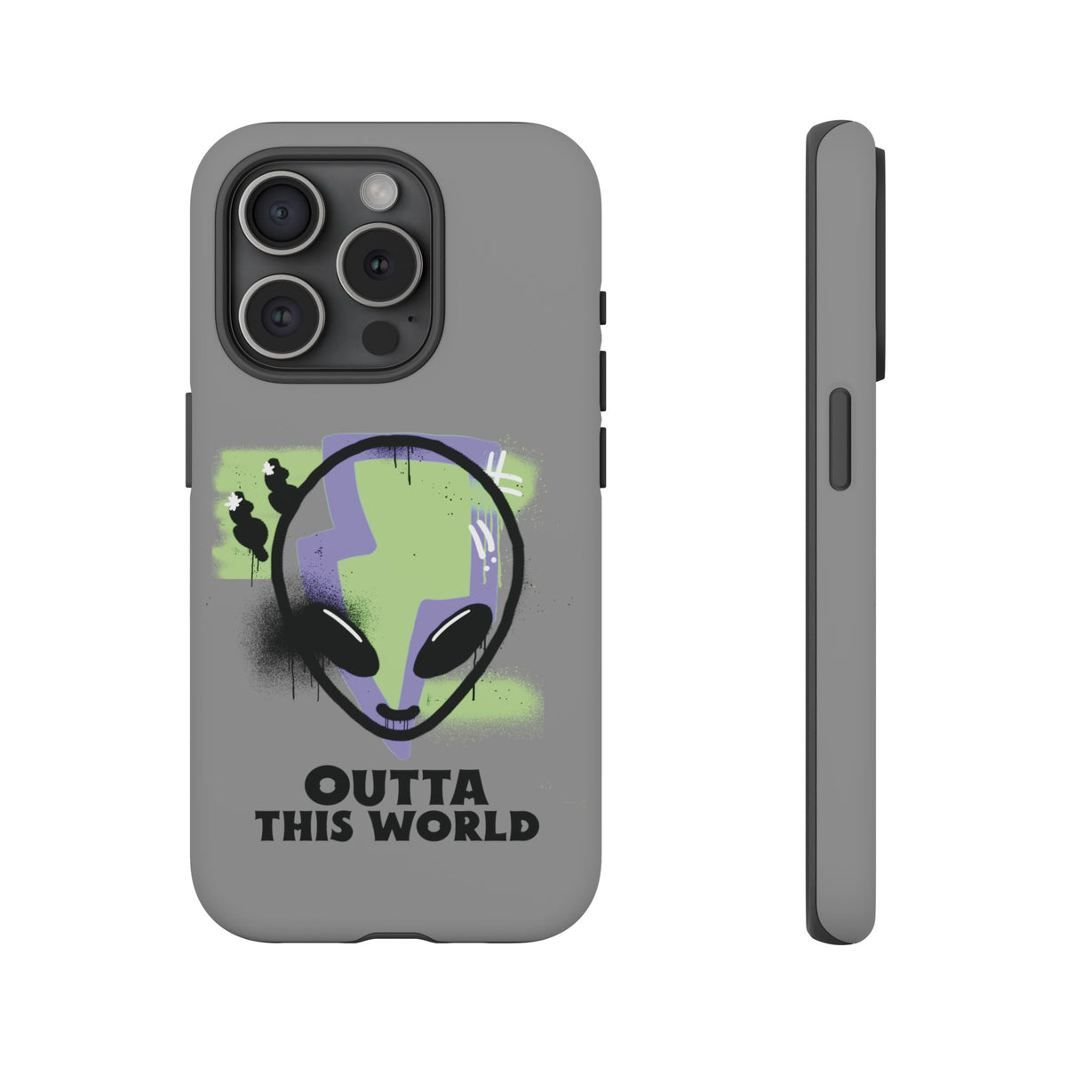 UFO iPhone Case Outta This World Sci-Fi Tough Mobile Cases