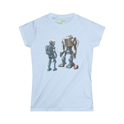 Party Robot Sci-Fi Woman's Tee - Stylish Sci-Fi Fashion