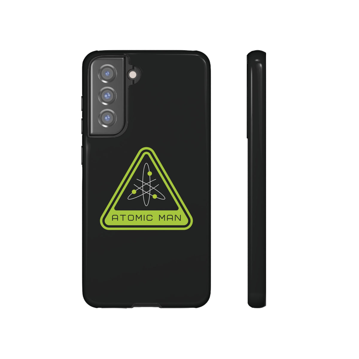 Atomic Man Retro Sign Sci-Fi Samsung Galaxy Mobile Cases