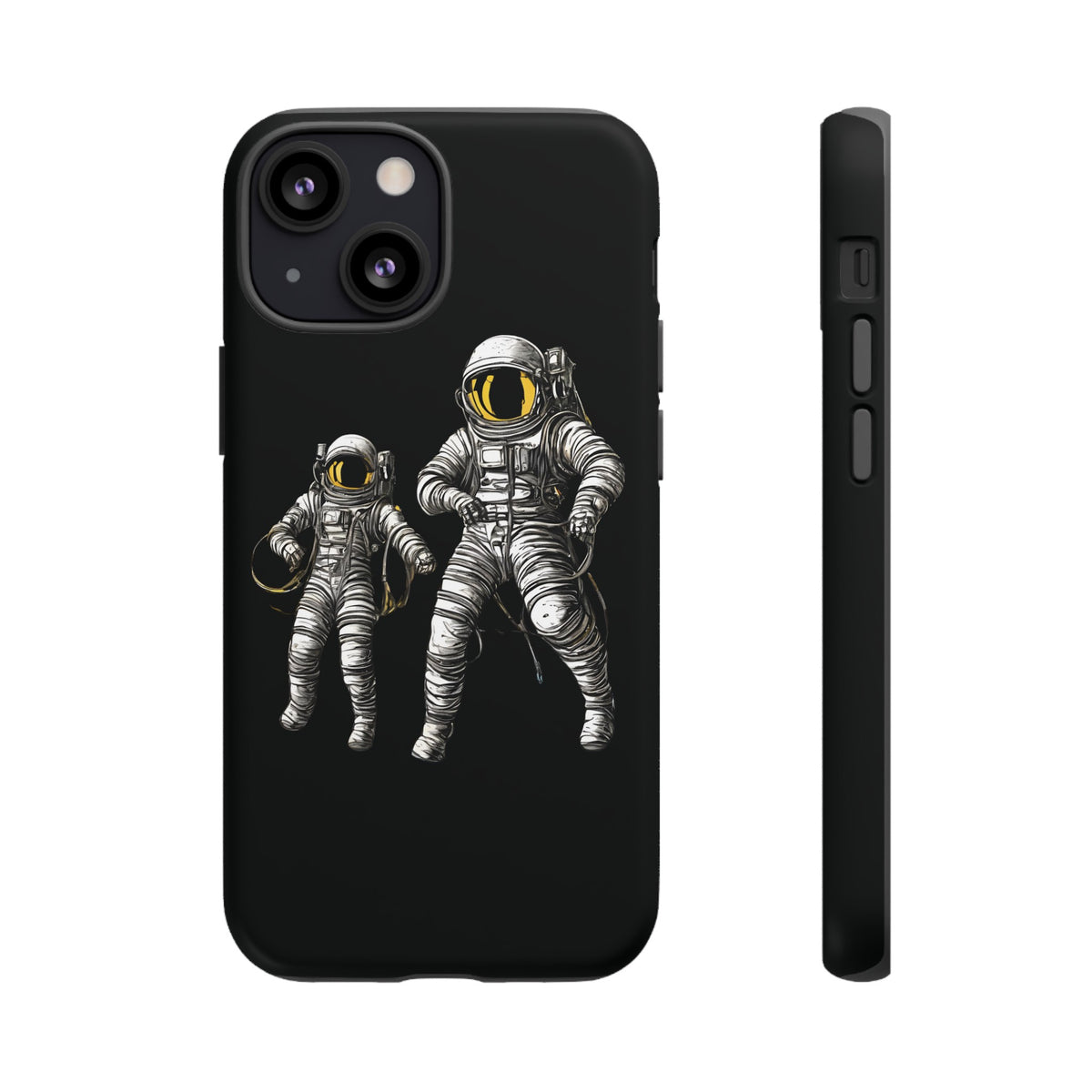 Astronauts Floating Tough iPhone Mobile Cases-welovescifi