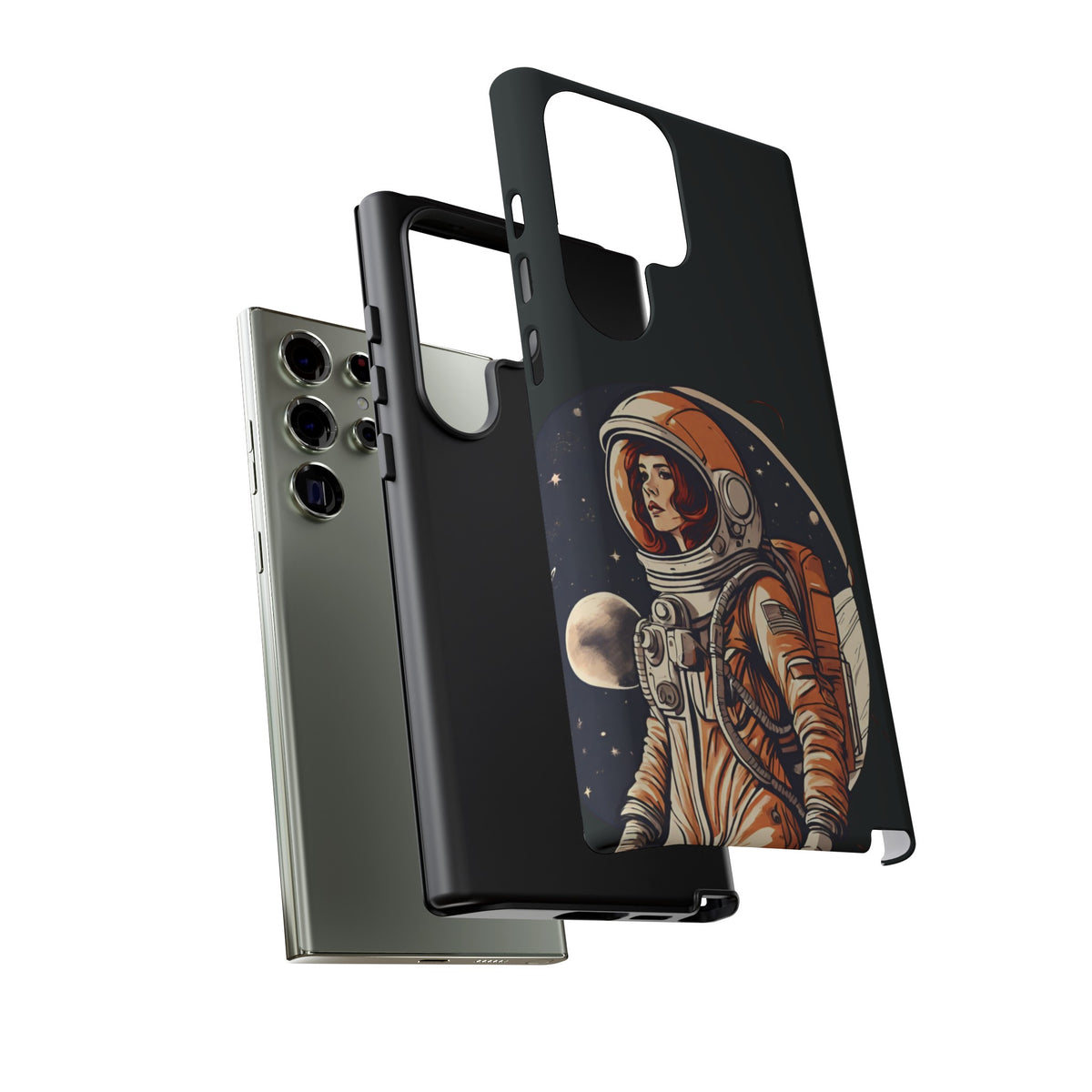 Spacegirl Astronaut Samsung Galaxy Cases