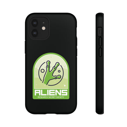 Aliens Research Secret Society UFO Sci-Fi iPhone Mobile Case