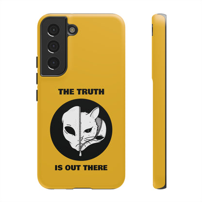 The Truth Is Outthere Funny Cat UFO Tough Samsung Galaxy Mobile Cases-welovescifi.net