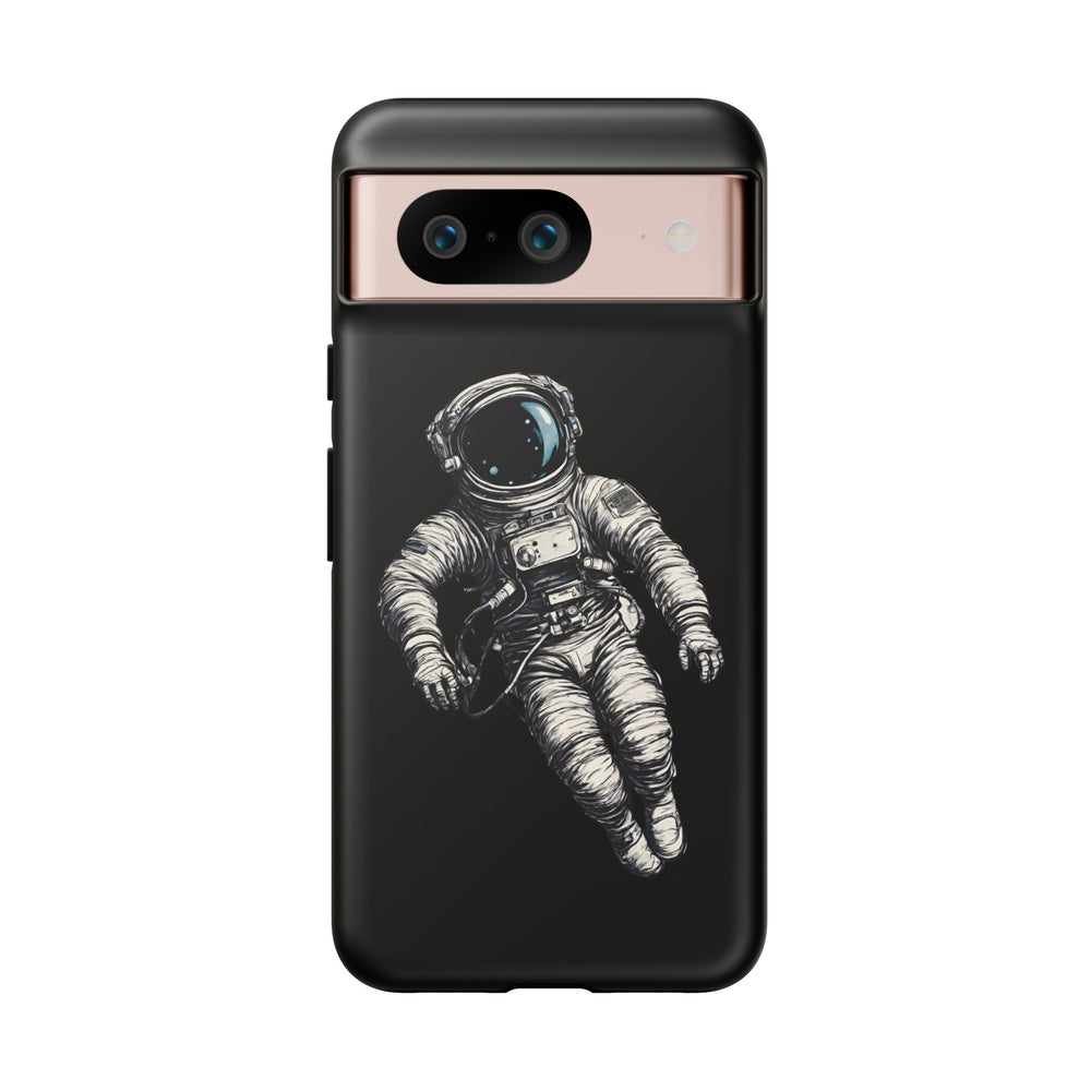 Floating Astronaut SpaceArt Tough Google Pixel Mobile Cases