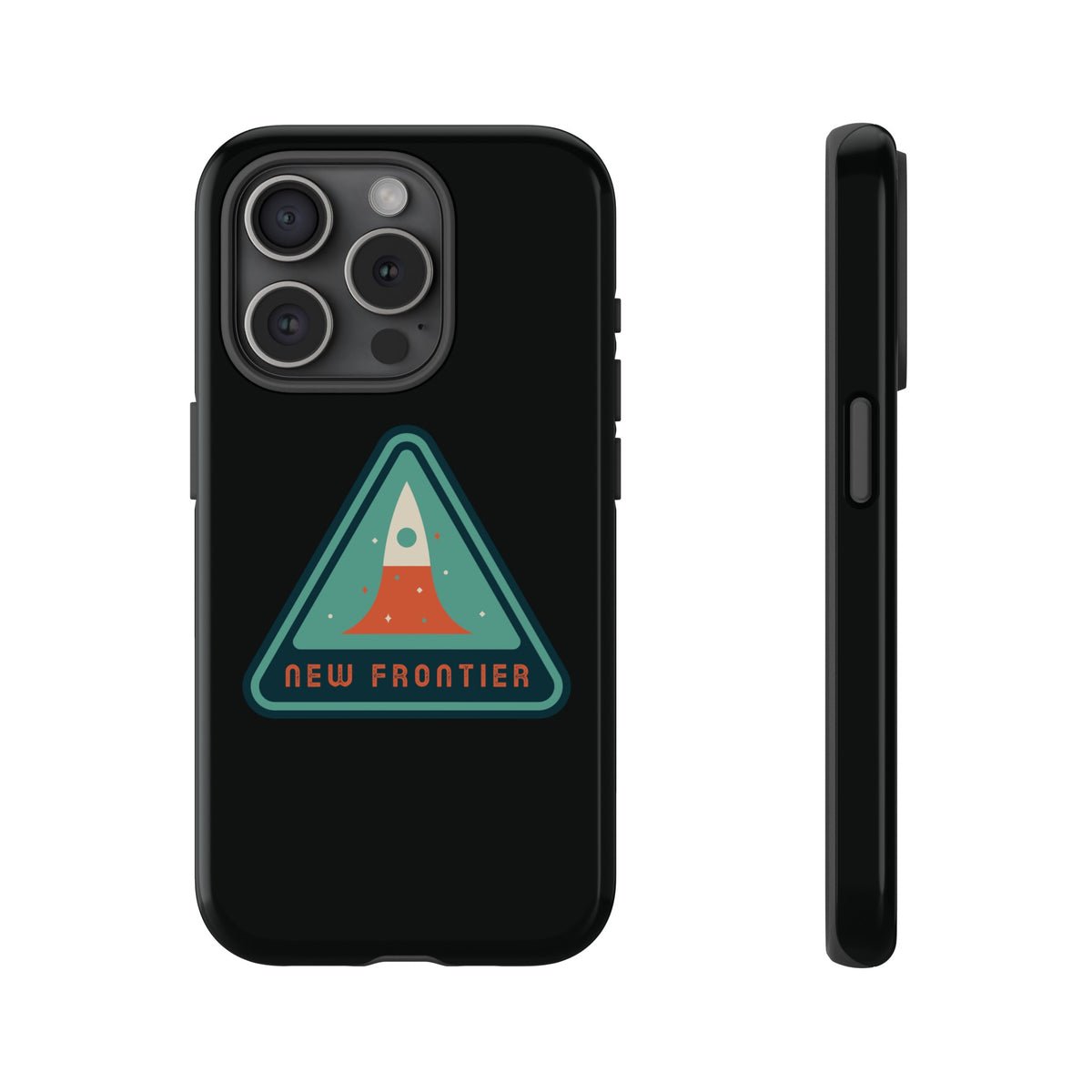 Retro Sci-Fi iPhone Cases New Frontier Tough Mobile Covers