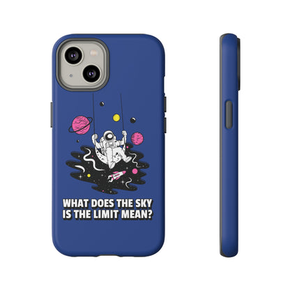 Astronaut iPhone Case Sky Is the Limit Sci-Fi Mobile Cover