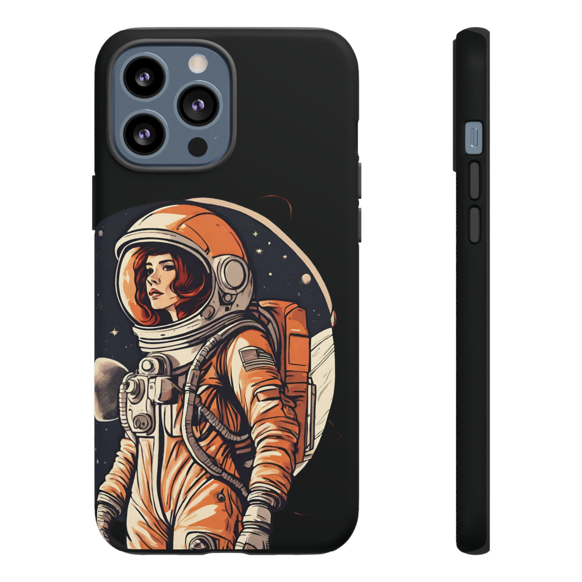 Spacegirl Astronaut Tough iPhone Mobile Cases WeLoveSciFi