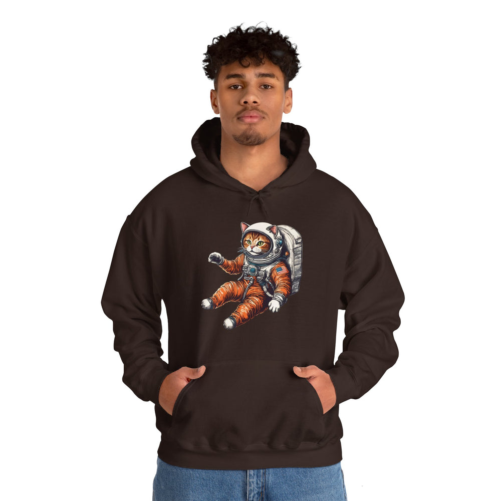 Redhead Spacecat Astronaut Hoodie - Cool Sci-Fi Sweatshirt