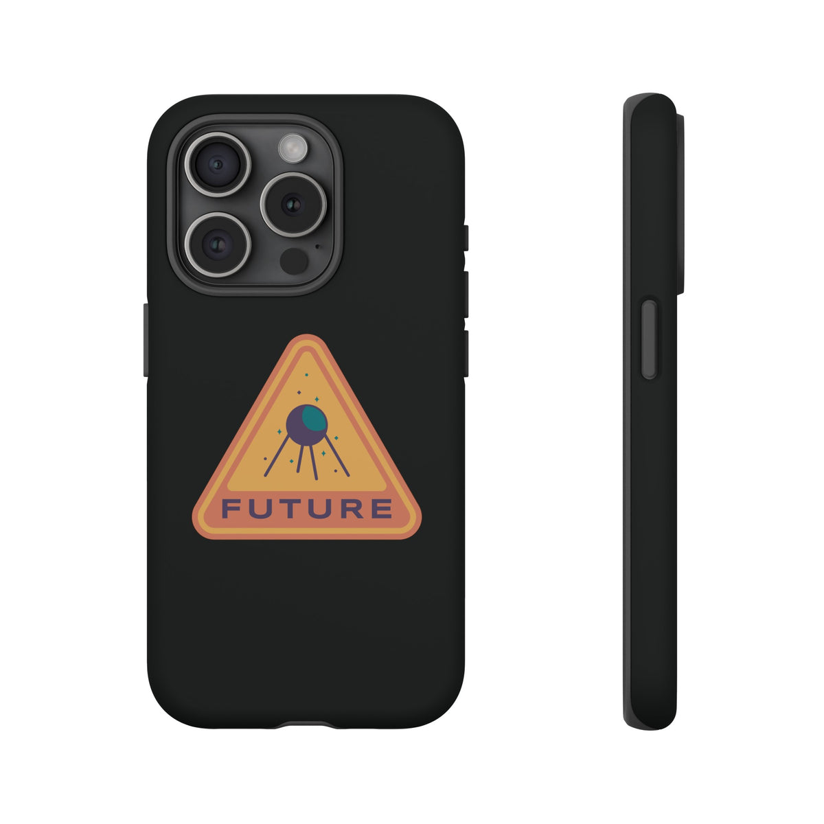 Future Retro Sign SciFi Tough iPhone Mobile Case-welovescifi