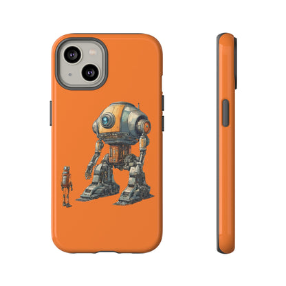 Robot Space Art iPhone Cases | Sci-Fi Tough Mobile Covers