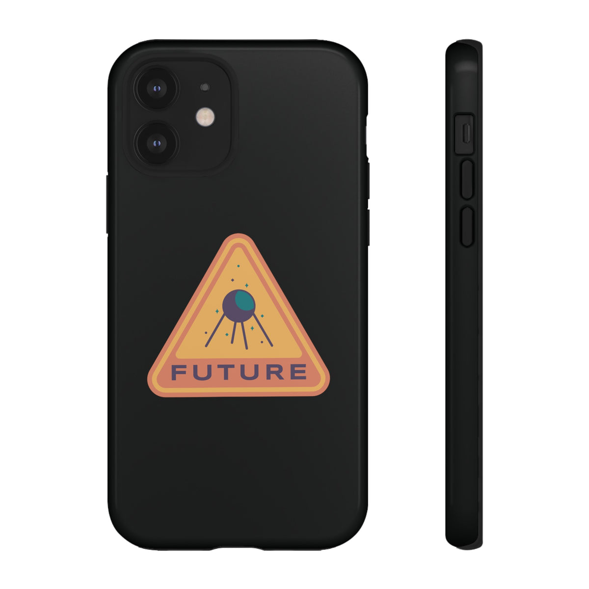 Future Retro Sign SciFi Tough iPhone Mobile Case-welovescifi