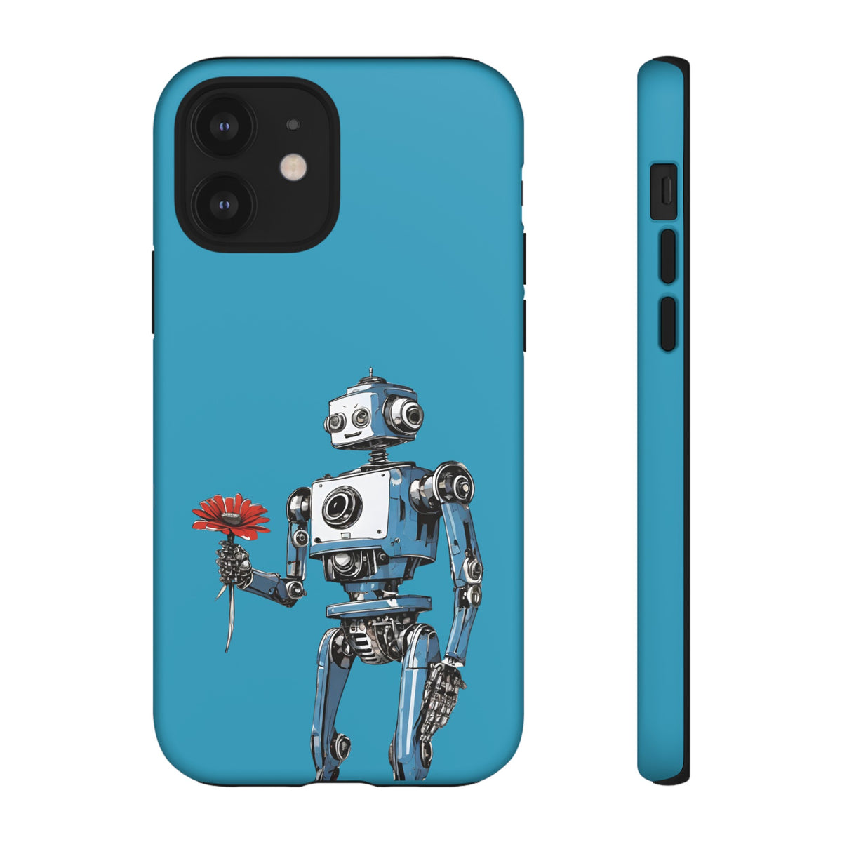 You Never Bring Me Flowers Robot SpaceArt Tough iPhone Mobile Cases-welovescifi.net