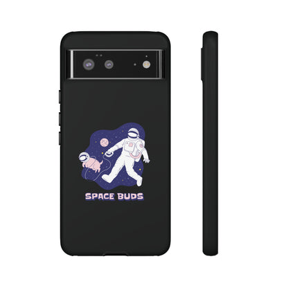 Buds Mobile Cases Funny Sci-Fi Astronaut & Dog Pixel Covers