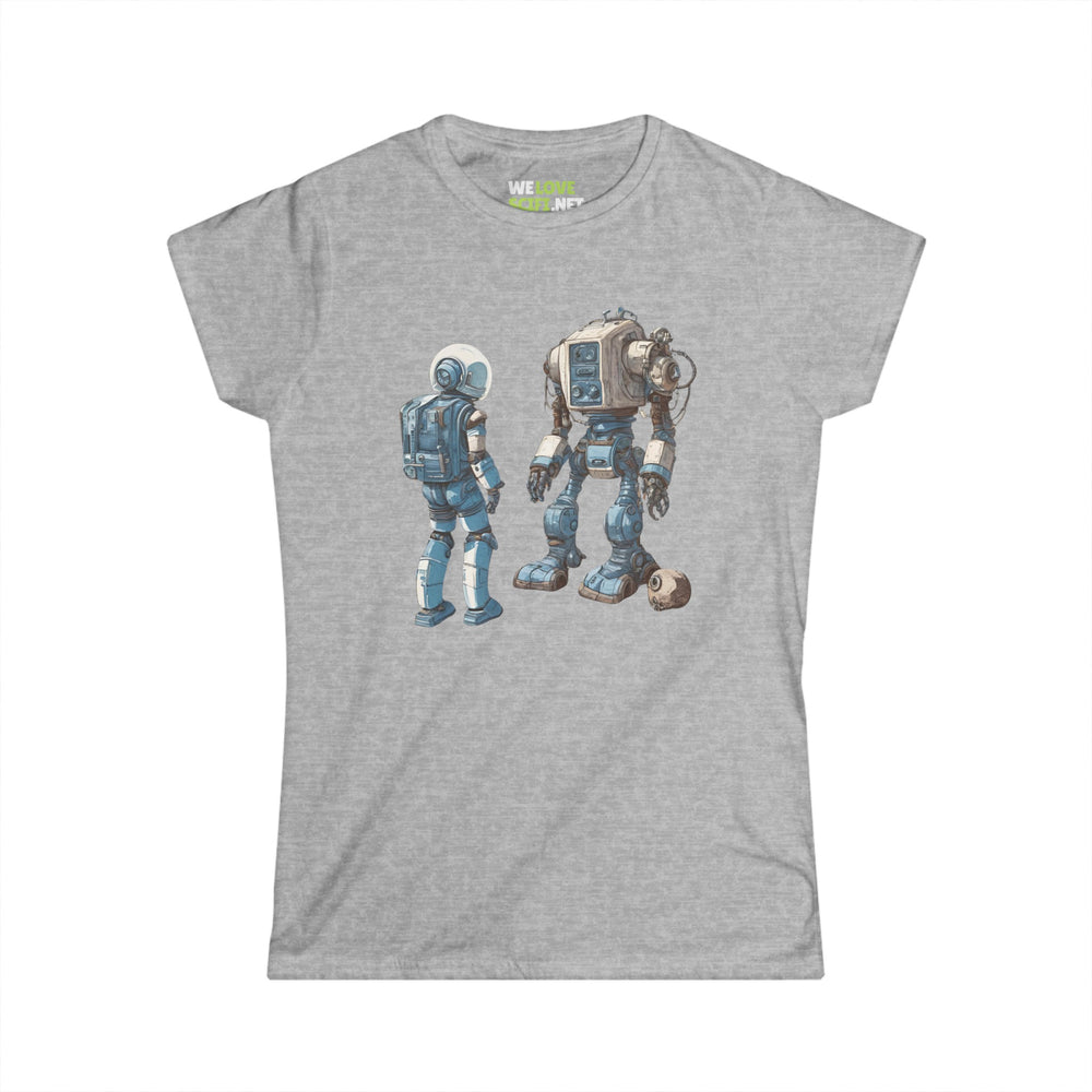 Party Robot Sci-Fi Woman's Tee - Stylish Sci-Fi Fashion