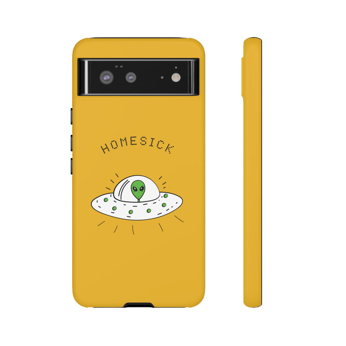 Funny UFO Google Pixel Cases Homesick Sci-Fi Design