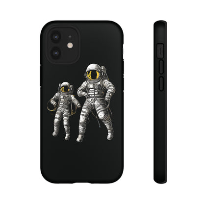 Astronauts Floating Tough iPhone Mobile Cases-welovescifi