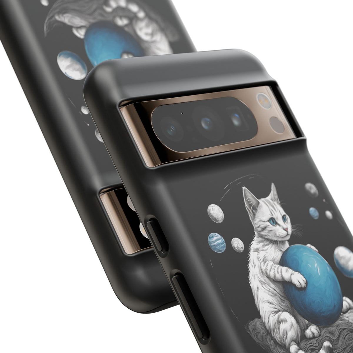 SpacePlayer Cat 2 Tough Google Pixel Mobile Cases 