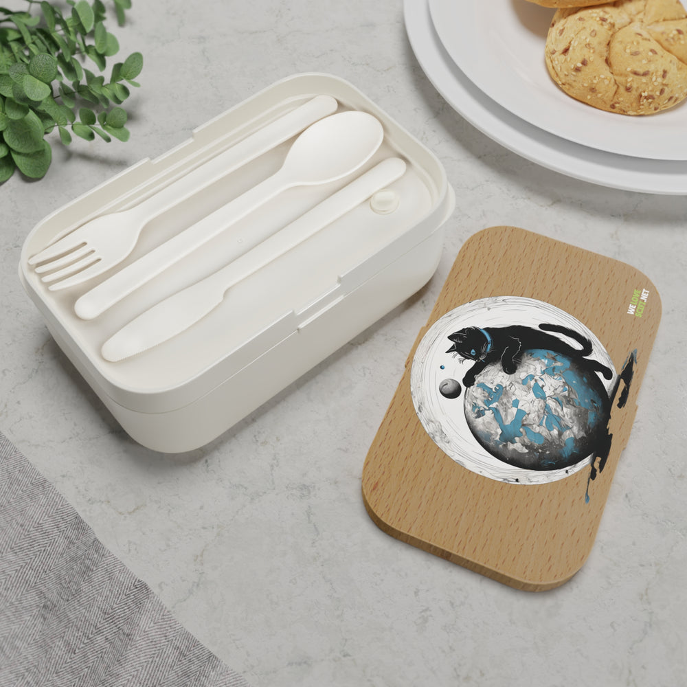 Player Cat Sci-Fi Bento Lunch Box | Perfect for Sci-Fi Fans