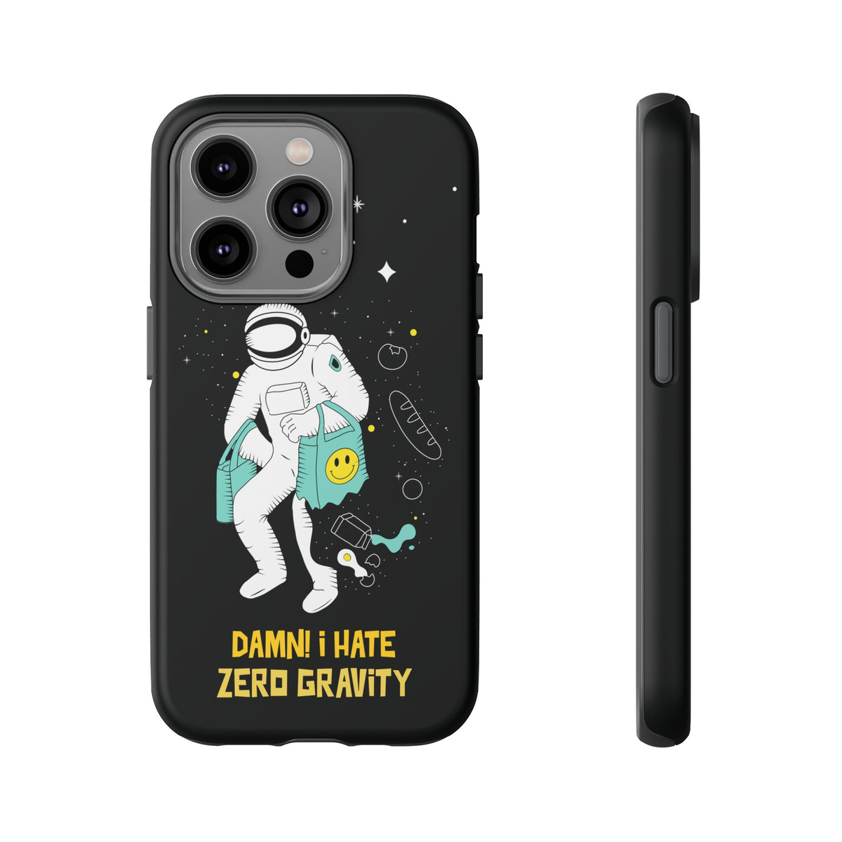 Zero Gravity Funny Astronaut Sci-Fi Tough iPhone Mobile Cases-welovescifi.net