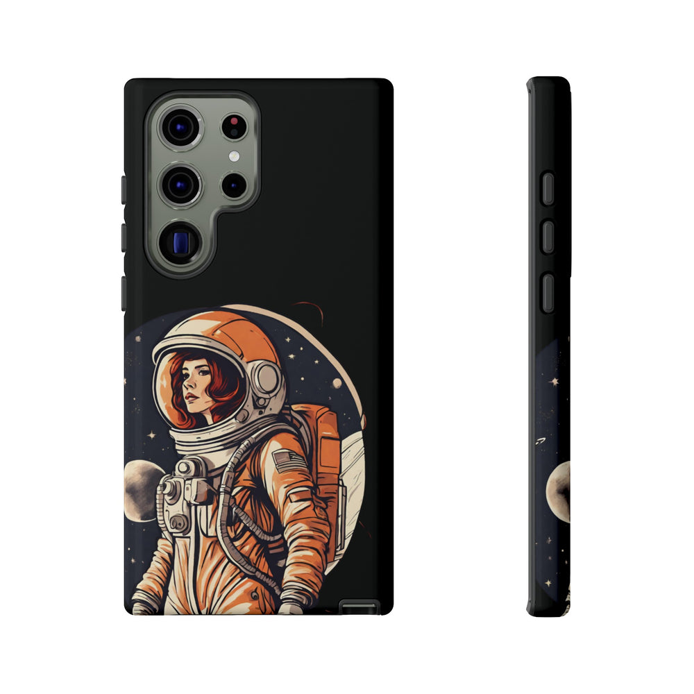 Spacegirl Astronaut Samsung Galaxy Cases