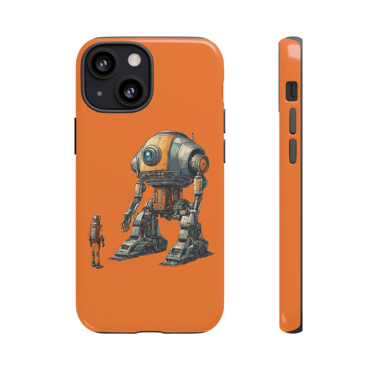 Robot Space Art iPhone Cases | Sci-Fi Tough Mobile Covers