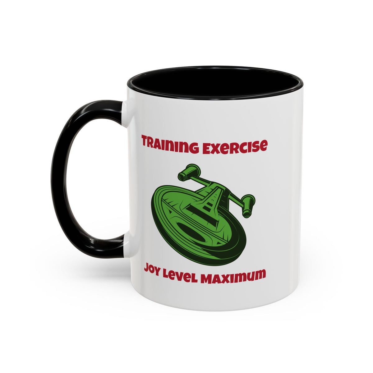 Training For Joy Funny SciFi Christmas Accent Mug-welovescifi.net