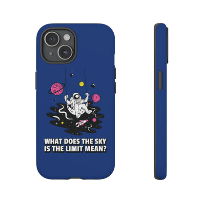 Astronaut iPhone Case Sky Is the Limit Sci-Fi Mobile Cover