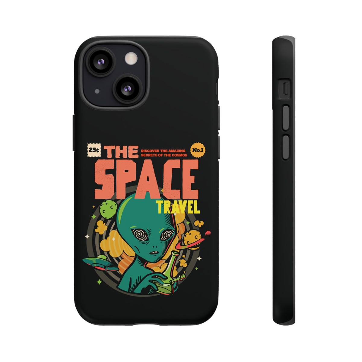 Sci-Fi Phone Case | Space Travel Comic UFO iPhone Cover