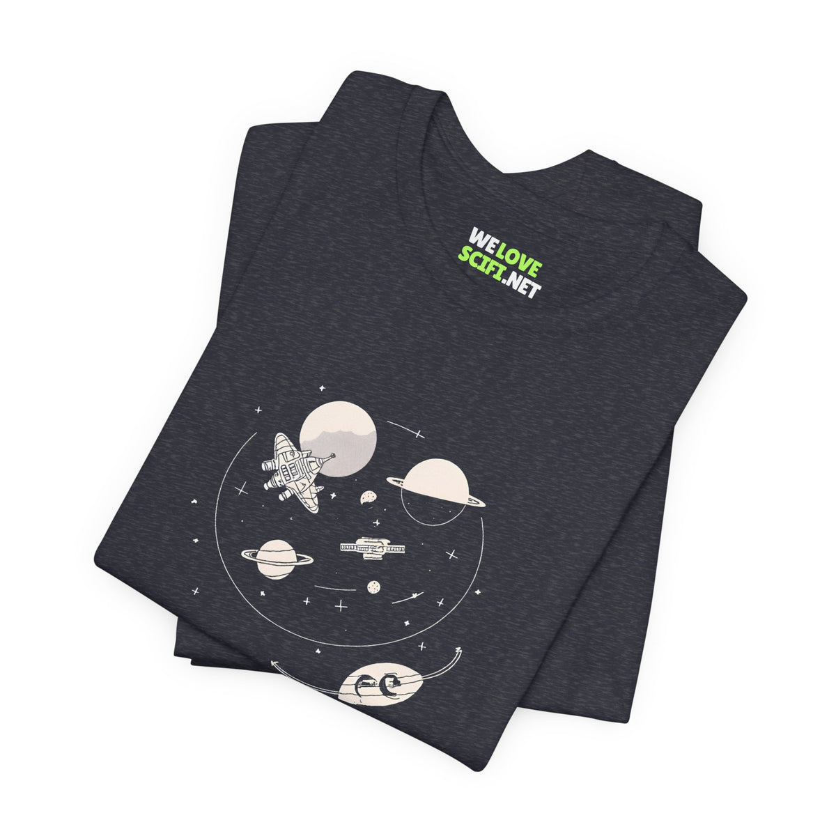 Space Station T-Shirt | Sci-Fi Space Art | WeLoveSciFi