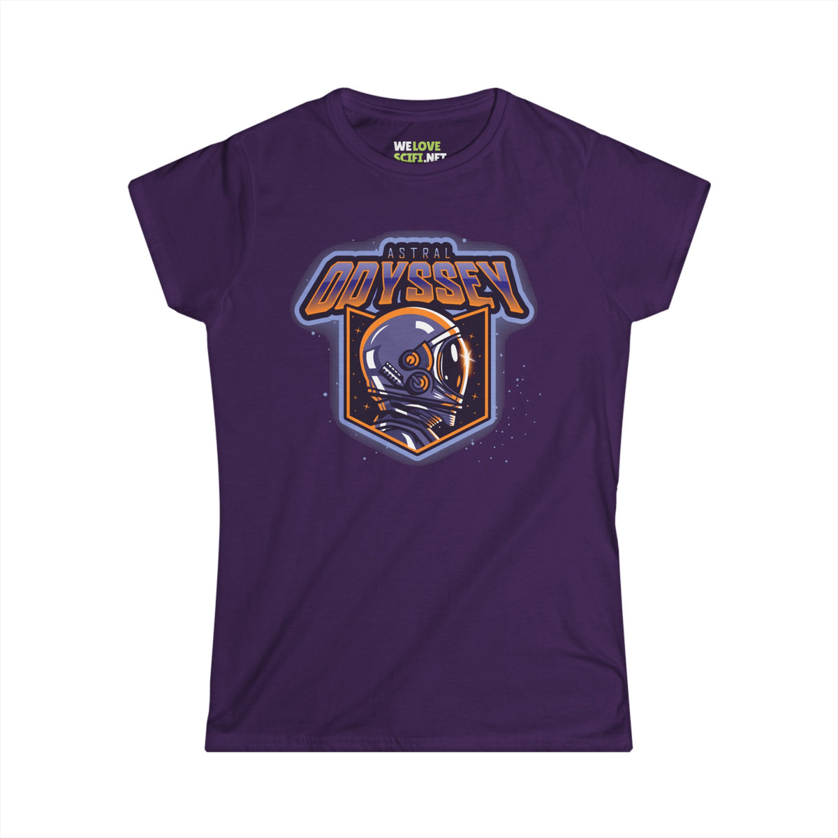 Astral Odyssey Astronaut Woman's Tee-welovescifi.net