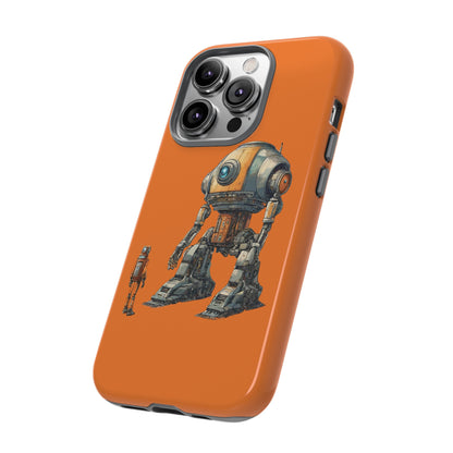 Robot Space Art iPhone Cases | Sci-Fi Tough Mobile Covers